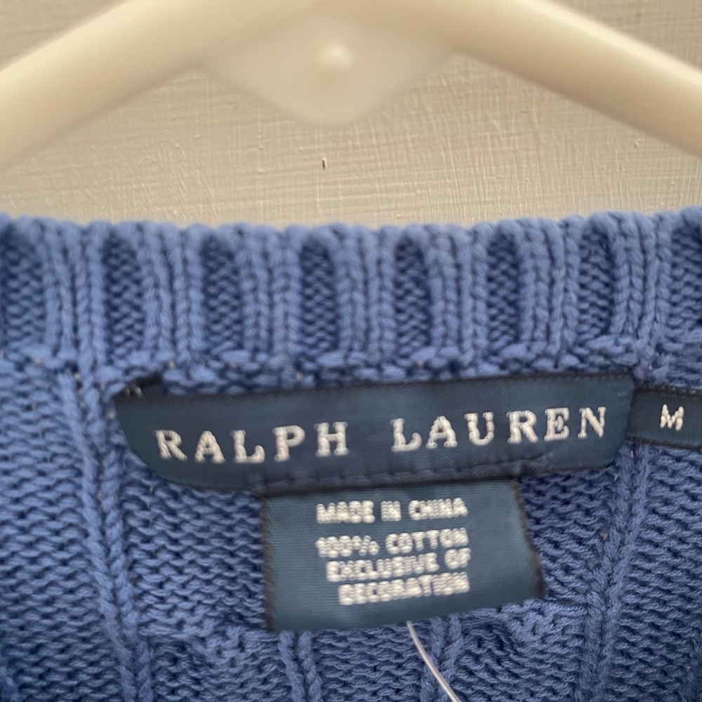 Ralph Lauren Cable Knit Sweater Women's M ~ NWT - Picture 10 of 10